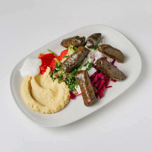 Weinblätter Teller