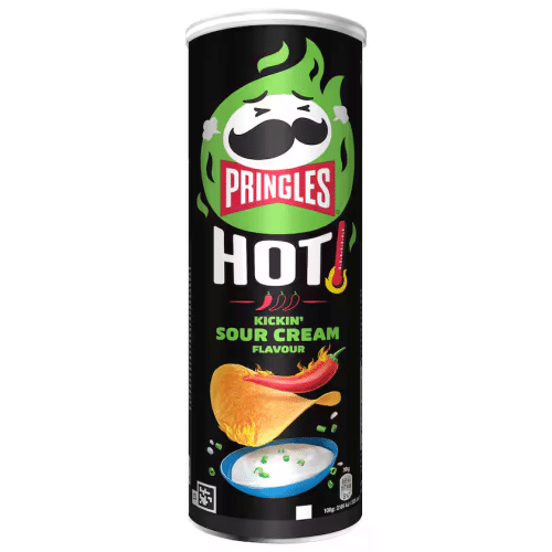 Pringles Hot Kickin Sour Cream 160g