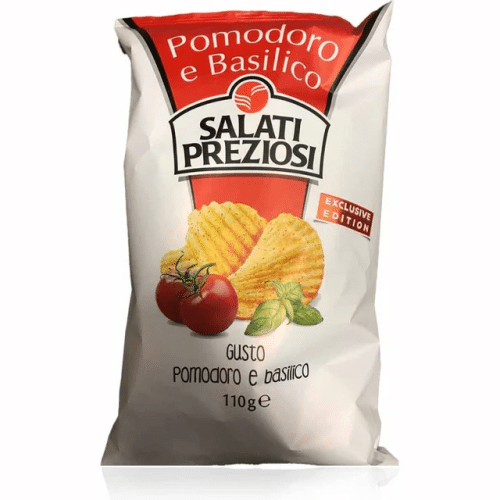 Salati Preziosi Chips Tomaten und Basilikum 110g