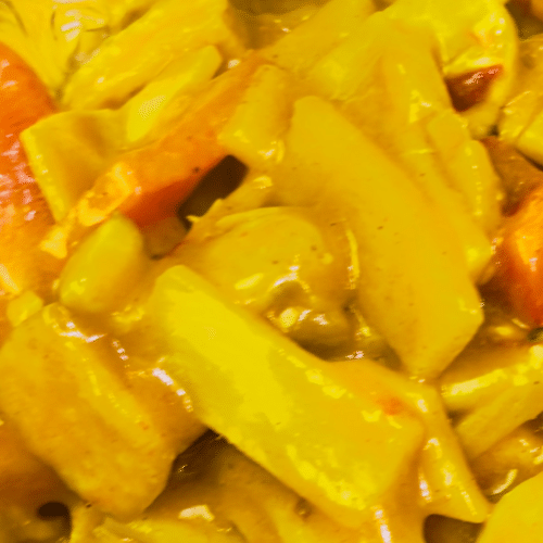 Curry Tofu (leicht scharf)
