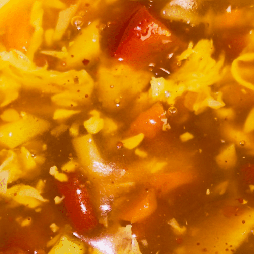Pekingsuppe (sauer, leicht scharf)