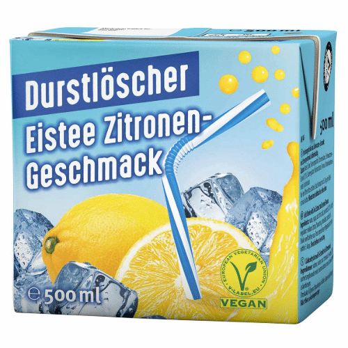 Durstlöcher Eistee Zitrone 0,33l