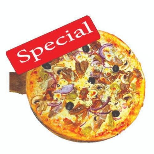 Pizza Ente Special
