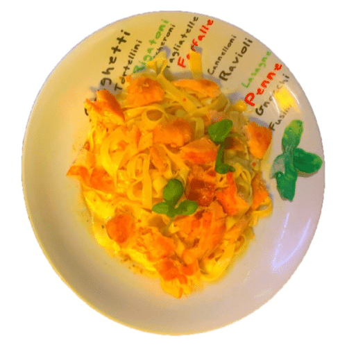 Tagliatelle mit Lachs