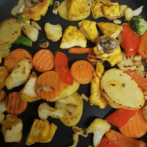 Spaghetti Pfanne Gemüse