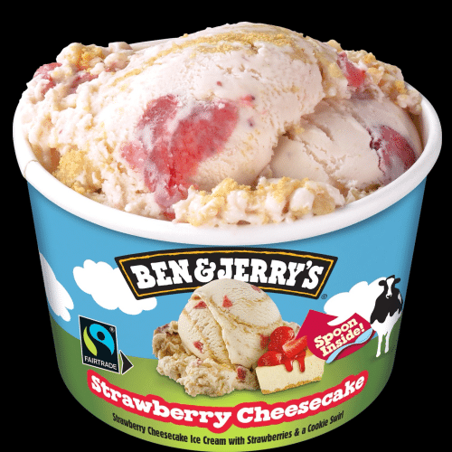 Ben & Jerrys Strawberry cheesecake