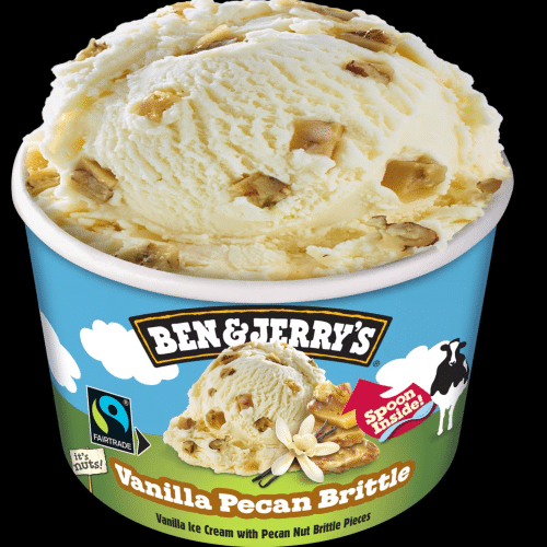 Ben & Jerrys Vanilla Pecan Brittle