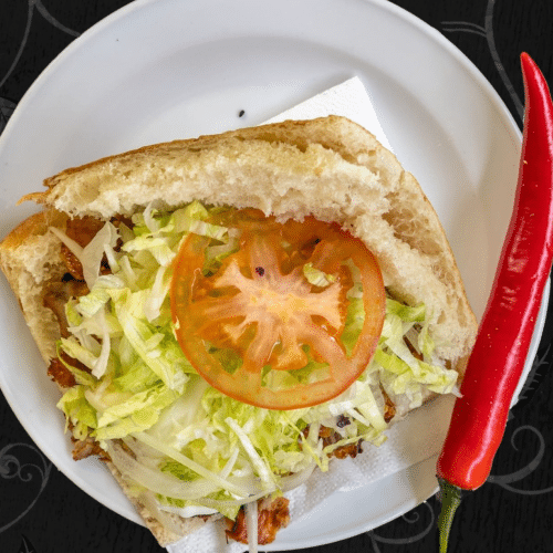 Döner Kebap im Fladenbrot