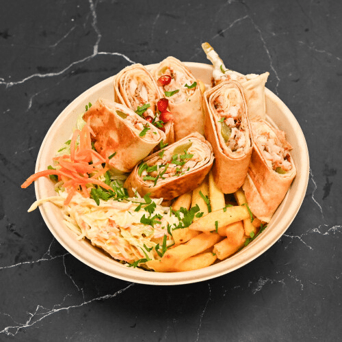 Arabischer Shawarma Teller