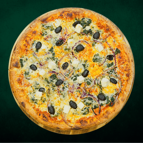 Pizza Spinat (vegetarisch)