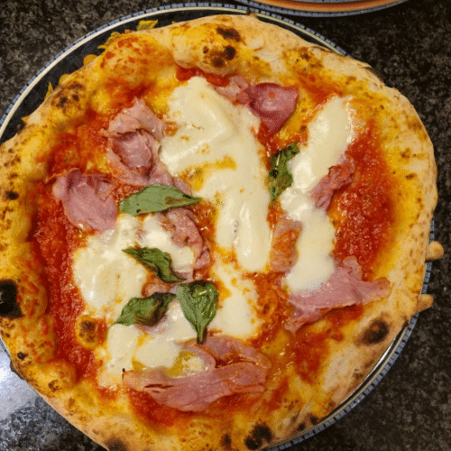 Pizza Rosse Prosciutto Cotto