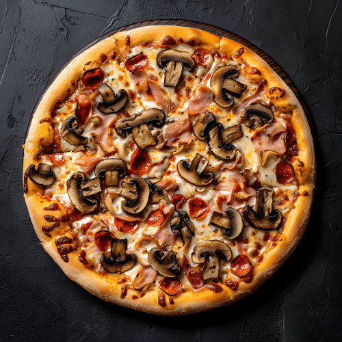 Pizza Prosciutto e Funghi