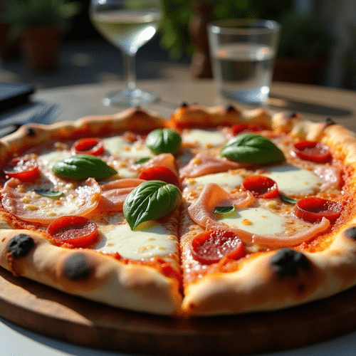 Pizza Prosciutto e Salami