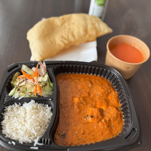 Mittagsgericht Chicken Curry