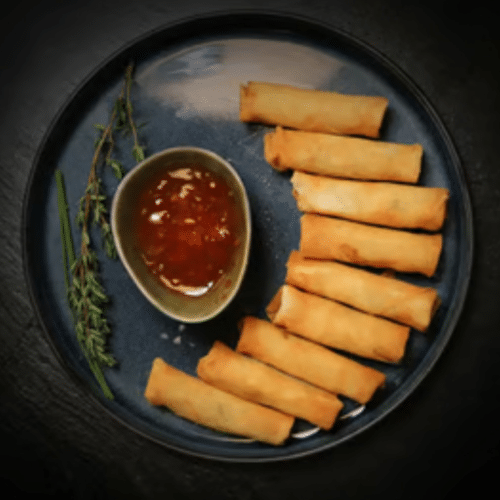 Vegetarische Mini-Frühlingsrollen (10 Stück)