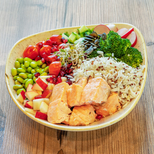 Lachs Luxus Bowl