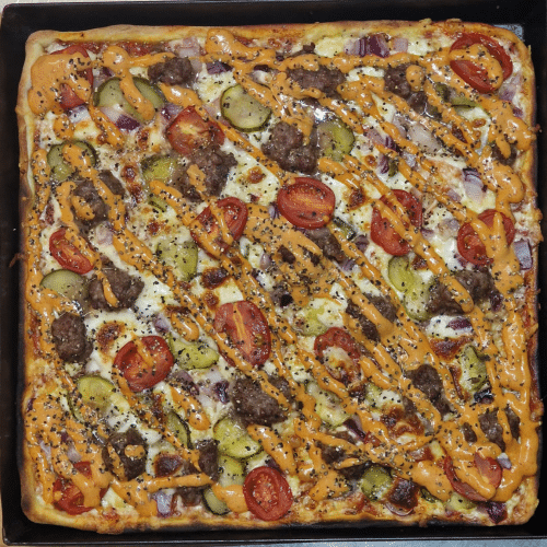 Pizza Burger Quadrata