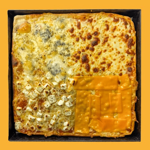 Quattro Formaggi Quadrata