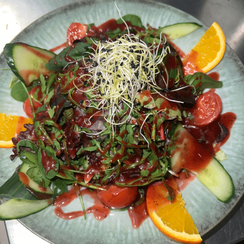 Bunter Salat der Saison