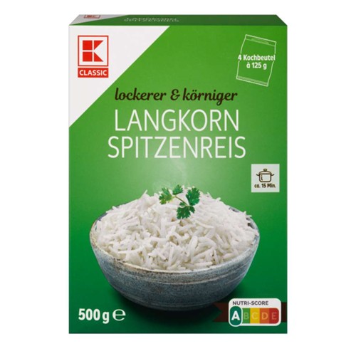 K-Classic Langkorn Spitzenreis 500g