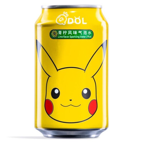 QDOL Pikachu Sprudelwasser Limtte 0.33l (EINWEG)