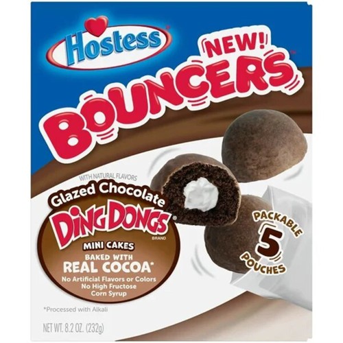 Hostess Bouncers Chocolate Ding Dongs 232g
