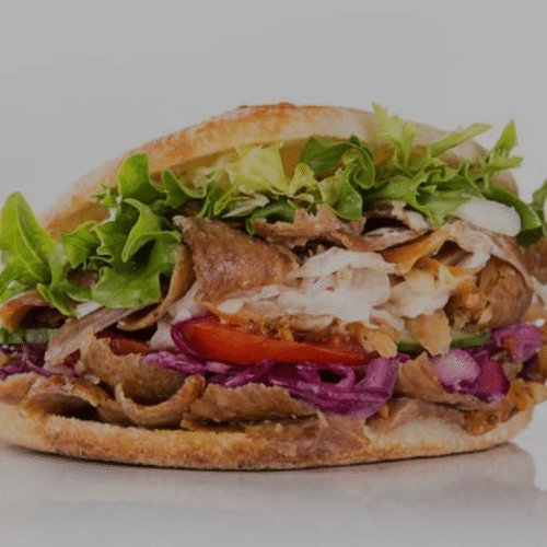 Drehspieß im Brot