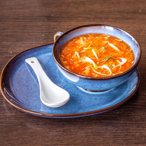 0. Sauer-scharf Suppe