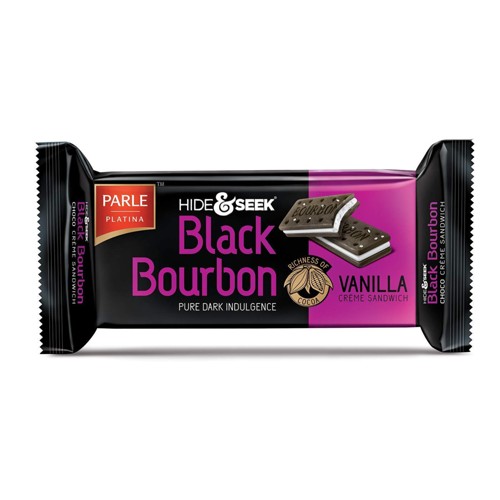 Parle Hide & Seek Black Bourbon Vanilla Kekse 100g