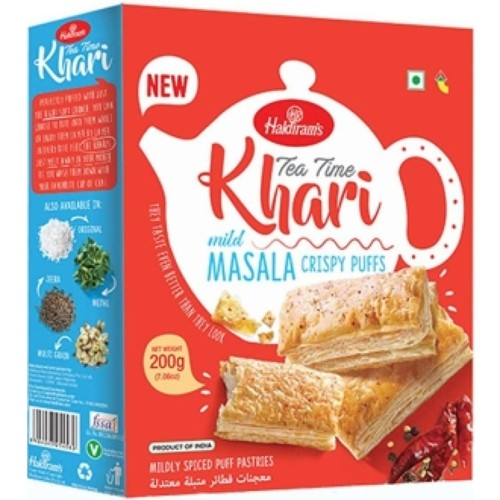 Haldiram's Tea Time Khari Masala Blätterteiggebäck 200g