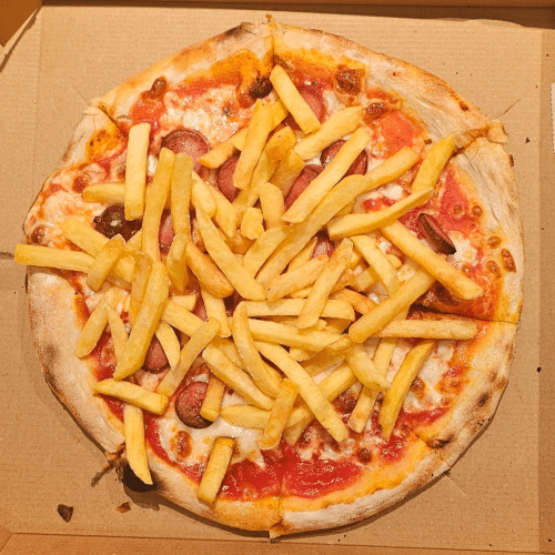 Pizza Wurstel e Patatine