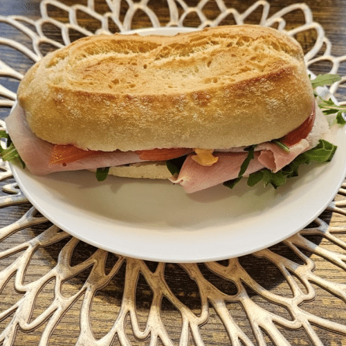 Schinken-Käsebrötchen