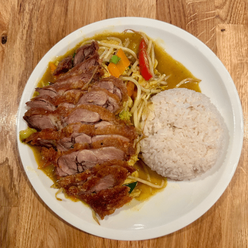 91. Knusprige Ente - Curry
