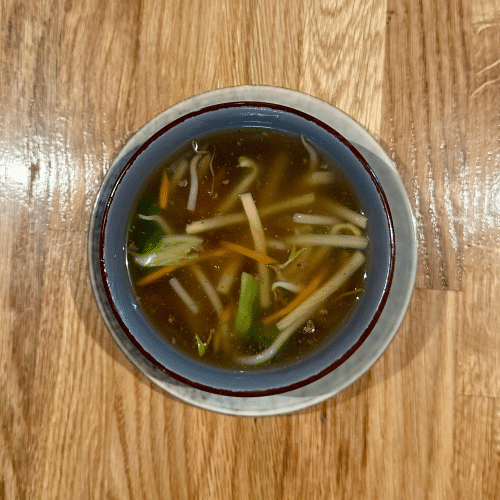 3. Yin-Suppe - Chop-Suey Gemüse (vegetarisch)
