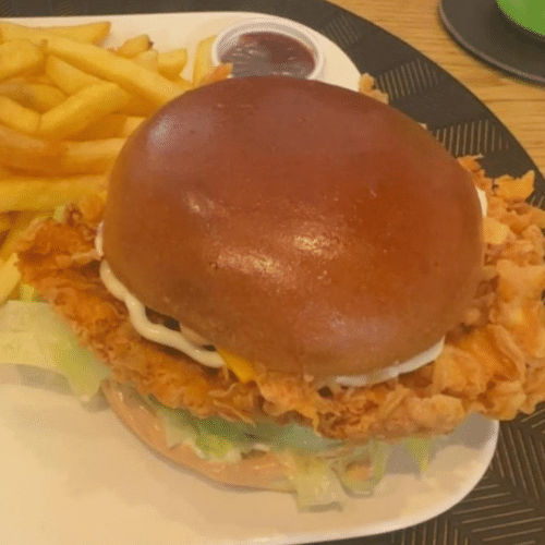 Crunch Filet Burger Menü