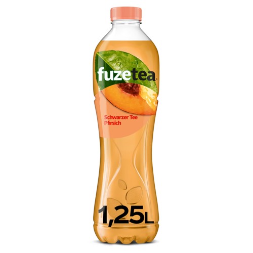 FuzeTea Schwarzer Tee Pfirsich 1.25l (EINWEG)