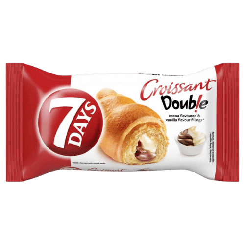 7days Double Croissant Kakao & Vanille 60g