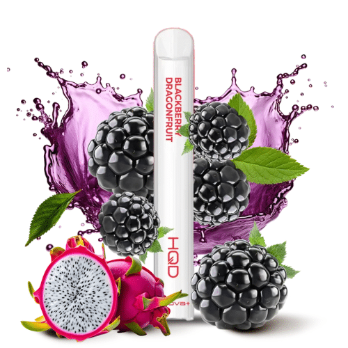 H Q D Vape Blackberry Dragonfruit 600 Züge