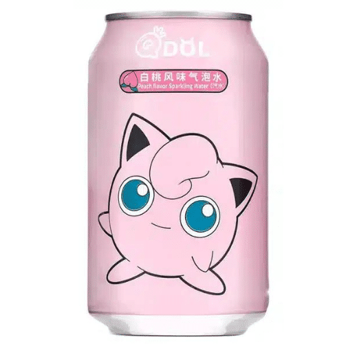 Qdol Pokemon Sprudelwasser mit Pfirsch-Geschmack 330ml