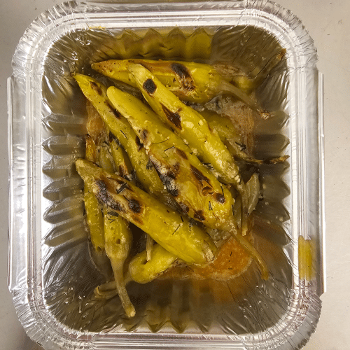 Gegrillte Peperoni