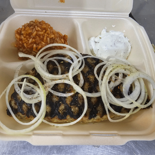 Grill Gericht Bifteki Spezial