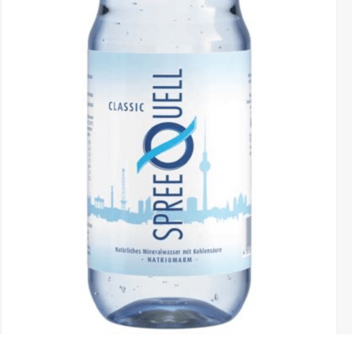 Spreequell Mineralwasser 1,0l (MEHRWEG)