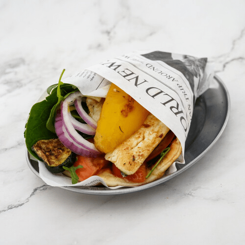 Pita mit Fischfilet