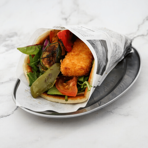 Pita mit Saganaki