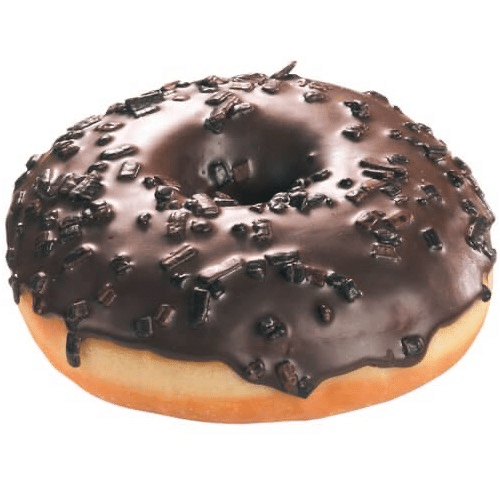Black Crumble Donut