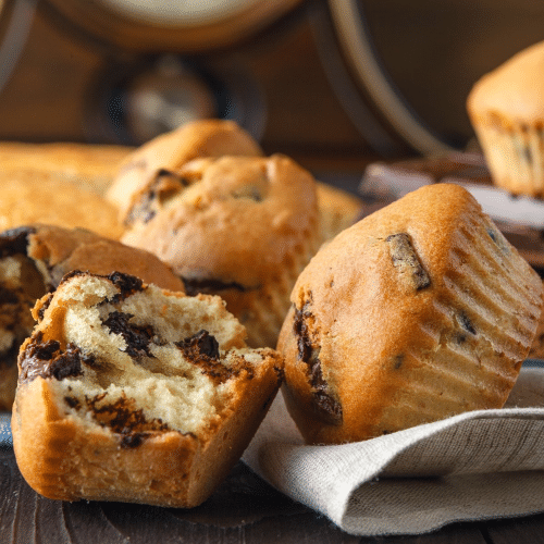 Schoko Stracciatella Muffin