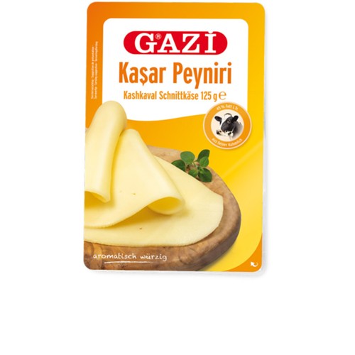 GAZI KASHKAVAL KÄSE SCHEIBEN 125g