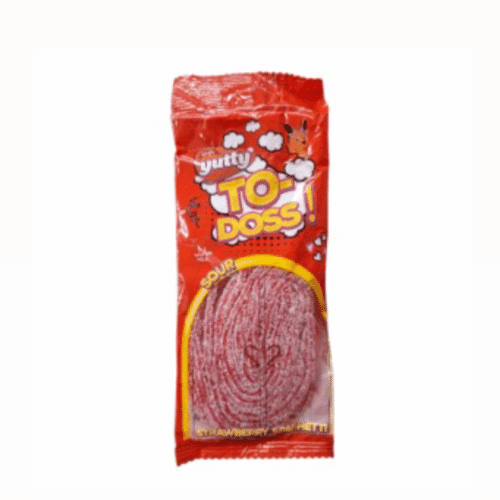 Ciloglu Yutty To-Doss Spaghetti Erdbeeren Gummibärchen 80g