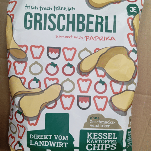 Grischberli Kessel Kartoffel Chips Paprika 120g