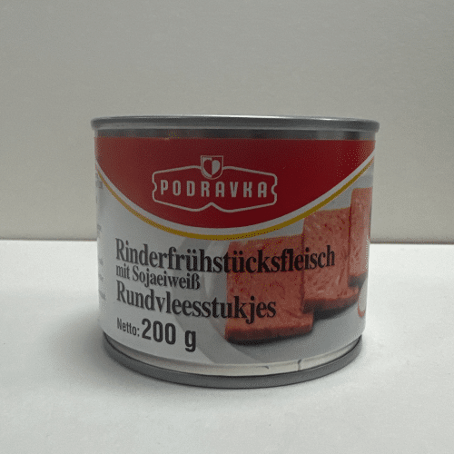 Podravka Rinderfrühstücksfleisch mit Sojaeiweiß 200g